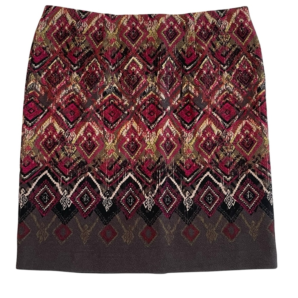 J. JILL Above the Knee Lined Pencil Stretchy Skirt Size M